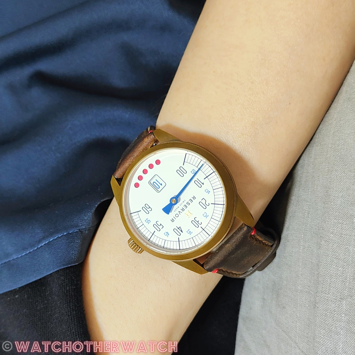 Reservoir Tiefenmesser Bronze